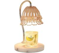 VRBFF Candle Warmer Lamp, Electric Wax Warmer with Dimmable Candle Light Aromatic Candle Melter Holders and Bulb for Home Office Decoration Gift (Champagne)