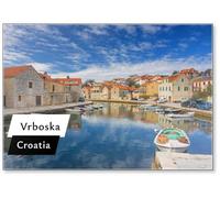 Vrboska. Hvar Island. Croatia., Fridge Magnet