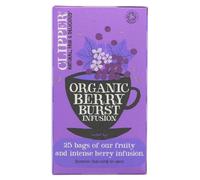 VRD Clipper Berry Burst Infusion (25) Tag & Envelope Teabags (Replaces the Discontinued Clipper Wild Berry Tea)