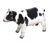 VReder Inflatable Cow Toy, Interesting Farm Realistic Animal Figure Prop | 34" Long Birthday Gift Party Decoration Pool Party Photo Prop Thanksgiving Christmas Home Decor