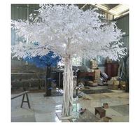 VREF Artificial Tree Greenery Plant Decor Artificial Banyan Tree Large Fake Vine Flower White Wishing Tree Hotel Wedding Banquet Christmas Home Decoration 150cm Fake Tree Indoor Outdoor Decor