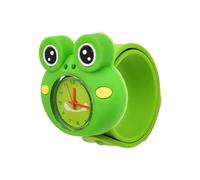 vreplrse Accurate and Precise Red Cartoon Wrist Watch for Child Child Boy Girl Lady-Bug Cartoon Silicone Watch Silica Gel, Frog