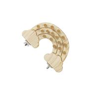 vreplrse Bird Parrot Parakeet Macaw Lovebird Finch Stand Multifunctional Training Toy For Mental Stimulation When Both Sides Of Board Are Stuffed With Wooden Stoppers