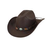 vreplrse Chic Western Cowboy Hat Adults Women Men Elegant Jazz Hat Costume Accessory Summer Outdoor Fun Ensures Comfort And Breathability Western Cowboy Adults Women Men Cowgirl