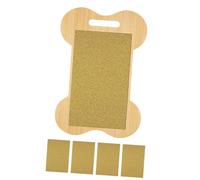 vreplrse Dog Scratch Pad Wooden Nail File Scratching Board For Dogs Paw Premium Nail Resistant Claw Grinding Solutions For All Breeds Dog Scratching Board Furniture Protector Supply