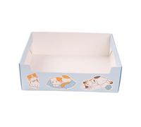 vreplrse Durable Cat Litter Tray Disposable Cat Litter Boxes Tray Kitten Potty Open Cats Box Lightweight And Foldable Option Kitty Waterproof Travel Toilet