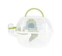 vreplrse Dwarf Hamster Ferrets Hedgehog Chinchilla Carrier Cage Portable Options For Safe And Comfortable Travel Adventures Guinea Pig Cage Pet Outgoing Traveling Habitat, Green, 29x20cm