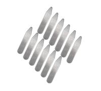 vreplrse Easy To Collar Stay Inserts Shirt Appearance By Keeping Collars Crisp And Sharp Over Extended Wear These Collar Stays Are Sturdy And Sturdy Stays Metal Inserts For, Silver, 6.35x1x0.08cm