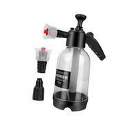 vreplrse Effective Manual Foam Sprayer 2000ml For Getting Rid Of Dirt In Cars And Making Gardens Shine Pull Down To Increase Air Pressure To Liquid Spraying Even, White, 12.5x33cm