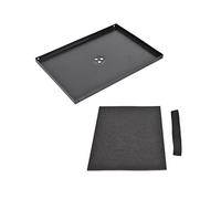 vreplrse Home Hotel Projector Metal Tripod Tray Replacement Meeting Room Bedroom Laptop Holder Plate Pallet Accessories, 29x39cm