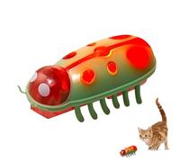 vreplrse Interactive Cat Toy Funny Mini Beetles Electric Insect Cat Dog Mouse Bug Toy Cockroach Game Replacement Cockroach ABS, B