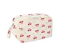 vreplrse Large Capacity Pencil Case Aesthetic with Zippered Compartments Zipper Pencil Case Canvas Aesthetic Cases, Type+4