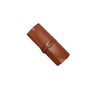vreplrse Leather Tool Roll Bag Pouch Wrench Organizer Multi Purpose Organizer Wrap Roll Up Tool Bag Small Hand Tools Portable Storage Pliers Pouch Pocket Gear, Brown, 39.4x25.4cm