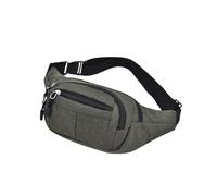 vreplrse Men Waist Bag Adjustable Multi-pocket Casual Replacement Fashionable Portable Shoulder Crossbody Bags Pouch Pocket Gift, Green