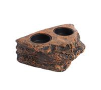 vreplrse Reptiles Pet Feeder Bowl Magnetic Reptile Food Feeder Designed For Geckos And Other Climbing Pets Iguana Magnetic Reptile Bowl Food Water Dish, Double