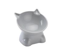 vreplrse Small Dog Ceramic Waterer Elevated Non Slip Easy To Clean Smooth Structure No Dead Corners Meet Daily Elevated Raised Pets Water Bowl Cats Supply Puppy