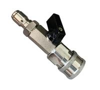 vreplrse Stainless Steel Quick Connector Ball Valve Switch Easy Install For Power Washer H Control Ball Valve Is Easy To Open And Cl. Provides Leverage At High Pressure, Style E