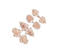 vreplrse Sweater Brooch Clips For Scarves Cardigan Clips And Shawl Fasteners Beautifully Designed Jewelry For Everyday Fashion Medieval Cloak Dresses Shawl Cape Fasteners, Rose Gold