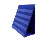 vreplrse Teaching Classroom Pockets Folding Chart Self Standing Double Sided Pocket Chart Easy To Skill Development Self Standing Teaching Classroom Pocket Charts, Blue, 30.5x15.2x33.5cm