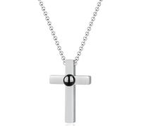 vreplrse Unisex Cross Necklace Love Titanium Steel Pendant Rope | Eliminates For Frequent Polishing Keeps Looking New With Minimal Effort For Gifting