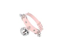 vreplrse Versatile Party Jewelry Choker Necklace Unique Style Cosplay Events And Halloween Parties Comic Conventions Goth Choker Collar Necklace Cosplay Jewelry Women, Pink, Width 2.5cm