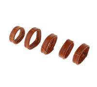 vreplrse Watch Band Loop Replacement Stylish Black 18mm Size PU Leather Watch Strap Loop Fits Popular Watches These Are Retaining Loops Hold Ends Of Straps In Place