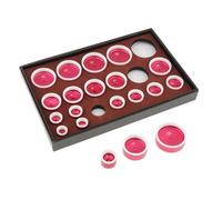 vreplrse Watch Press Dies For Watch Repairing Tool Set Includes 20 Different Diameter Models Professional Watchmakers Professional Back Cover Pressing Dies Set