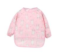 vreplrse Waterproof Baby Feeding Bib Toddler Long Sleeve Bib Offering Durable Against Messes Gift For Infants Reusable Eating Feeding Teething Weaning