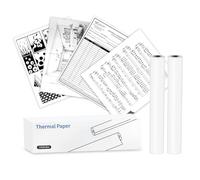 vretti A4 Thermal Paper 2 Rolls,216mmX7m(8.5"X276") Thermal Printer Paper Roll,Thermal Printer Paper Compatible with P83 Portable Printer for Travel,Home,Photo,Invoice,Contract
