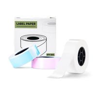 vretti self-Adhesive Labels, 14 * 40mm, Label Maker Thermal Paper Tape for Portable Bluetooth Label Maker HP2/HP3/HP4/HP6-C, Stickers for Home, Kitchen, Office, and Pantry Labels. (White, Blue, Pink)