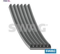 SWAG Autoteile Serpentine belt 24 93 8450 Multi-ribbed EPDM