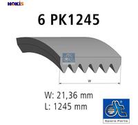 VRIBBED BELT 6.31514 FOR A17DTR/17DTJ/17DTS/17DT Y17DT/17DTL Z17DTH/17DT 1.7L