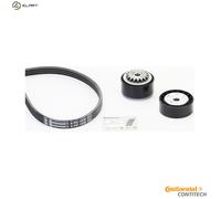 Multi-ribbed V-belt kit incl. tensioner pulley 4PK1538K1 CONTINENTAL CTAM