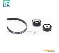 Multi-ribbed V-belt kit incl. tensioner pulley 4PK1538K1 CONTINENTAL CTAM