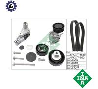Drive Belt Kit fits BMW 530 E39 3.0 02 to 03 Set INA 1437475 1722789 1437929 New