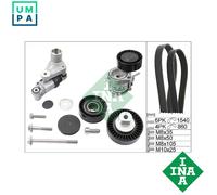 Drive Belt Kit fits BMW 530 E39 3.0 02 to 03 Set INA 1437475 1722789 1437929 New