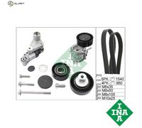 Drive Belt Kit fits BMW 530 E39 3.0 02 to 03 Set INA 1437475 1722789 1437929 New