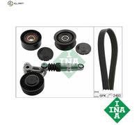 INA V-ribbed belt set 529 0075 10 Check alternator freewheel clutch & replace if necessary AUDI: A4 B7 Avant, A6 C6 Avant, A4 B8 Avant
