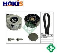 INA 529 0102 10 V-Ribbed Belt Set