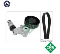 Multi-ribbed V-belt kit 529 0201 10 INA for OPEL SAAB