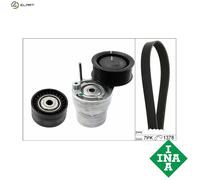 Drive Belt Kit fits SMART FORTWO 9 2014 on M281.910 Set INA 117507306R Quality