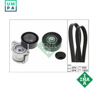 VRIBBED BELT SET 529 0359 10 FOR BMW N47D20C/A M47D20 2.0L 4cyl 1 E87