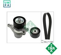 Multi-ribbed V-belt kit 529 0423 10 INA for NISSAN RENAULT