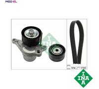 Multi-ribbed V-belt kit 529 0423 10 INA for NISSAN RENAULT