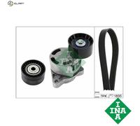 INA 529 0438 10 V-Ribbed Belt Set