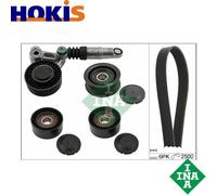 INA V-ribbed belt set 529 0472 10 Check alternator freewheel clutch & replace if necessary AUDI: A4 B8 Avant, A5 B8 Coupe, A6 C6 Avant