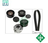INA V-ribbed belt set 529 0484 10 Check alternator freewheel clutch & replace if necessary AUDI: A6 C7 Avant, A7 Sportback, A6 C7 Saloon