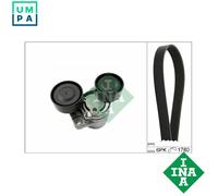 Drive Belt Kit fits BMW 318D E90, E91 2.0D 09 to 12 Set INA 11282365965 Quality