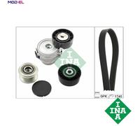 Ina Multi-ribbed V-belt Kit 529 0518 20 – Freewheel Belt Pulley – For Ford