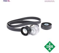 VRIBBED BELT SET 529 0518 20 FOR LAND ROVER FREELANDER/VAN LR2/SUV DISCOVERY LR2